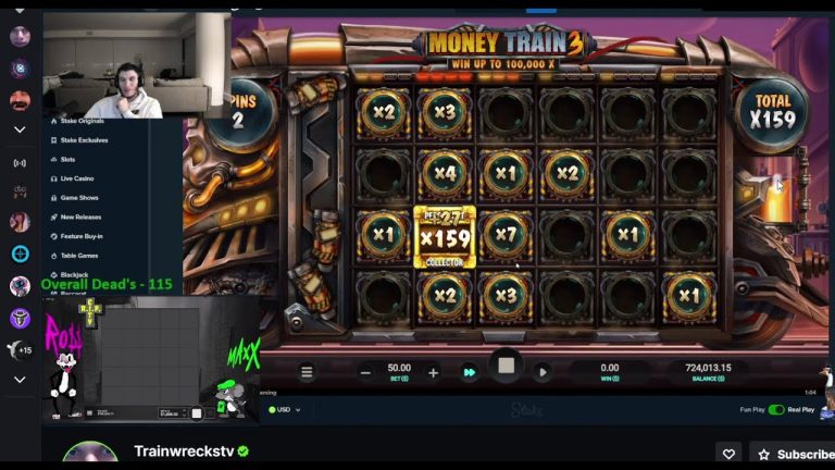 TrainWrecksTV and Xposed Winning MILLIONS on the Moneytrain Slot!! Online Gambling