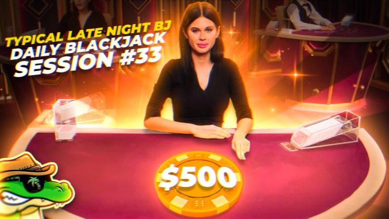 Typical Late Night Blackjack – Daily Blackjack #33