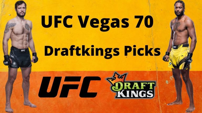 UFC Vegas 70 Draftkings Picks