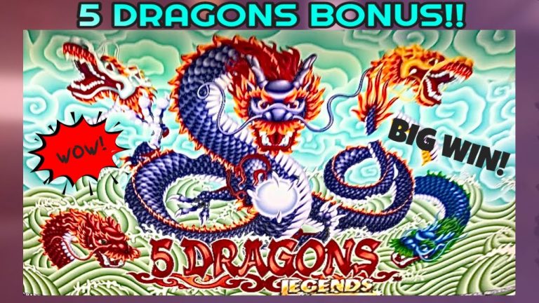 Unbelievable Results From 5 Dragons Deluxe Slot Machine Bonus Win – Wow! #casino #gambling #slots