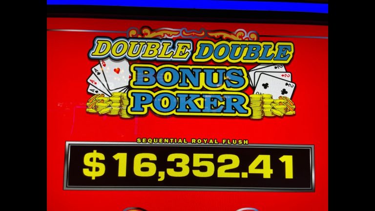 Video Poker: Double Double Bonus Poker Sequential Royal Session