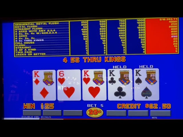 Video Poker: Double Double Bonus Poker Sequential Royal Session