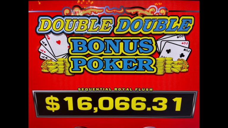 Video Poker: Double Double Bonus Poker Sequential Royal Session