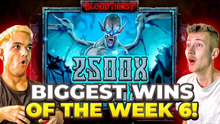 WE GOT FULL SCREEN PREMIUMS ON BLOODTHIRST – Biggest Wins Of The Week 6