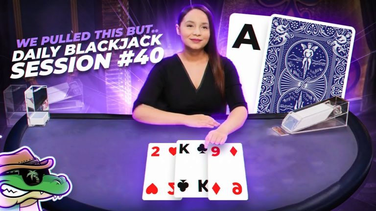 WE PULLED THIS ON OUR LAST HAND BUT… – Daily Blackjack #40