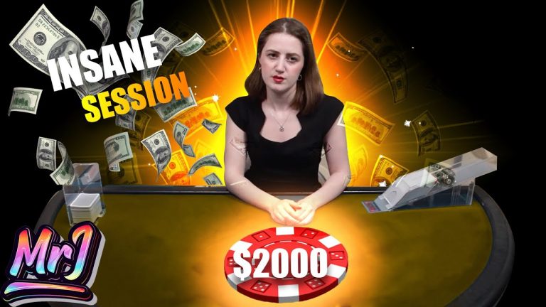 WHAT IS GOING ON TODAY?! – Nice Live Dealer Blackjack Session! #blackjack