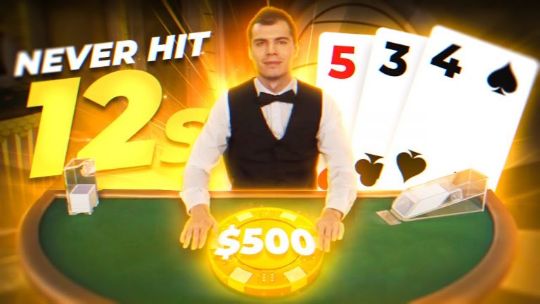 WHY WE SHOULD NEVER HIT 12’s… – Daily Blackjack #44