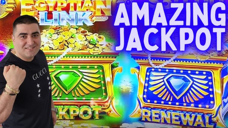 WOW I Got A MAX BET JACKPOT On New High Limit LINK Slot Machine