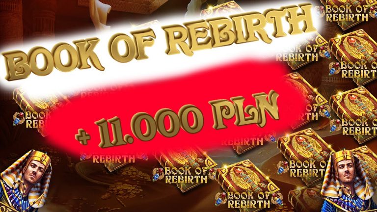 WYGRANA W KASYNIE +11.000 PLN. BOOK OF REBIRTH chyba jest lepsza od tej pierwszej gry.