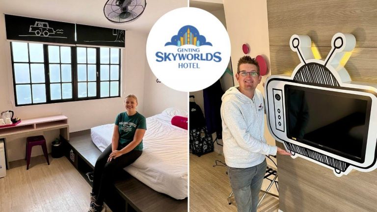 We Stayed At The Genting SkyWorlds Hotel! Quirky Cartoon Theming & Room Tour