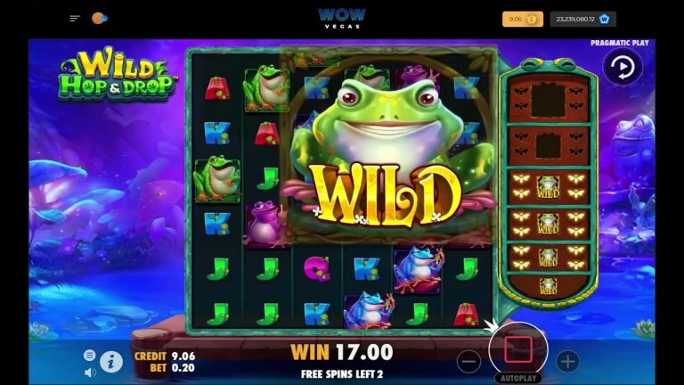 Wow Vegas Sweepstakes Casino: Wild Hop & Drop Big Win