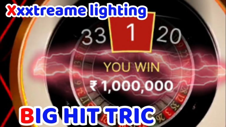 XXXTREAME LIGHTING ROULETTE big win today xxxtreame lighting roulette win systemhow to win big! tric