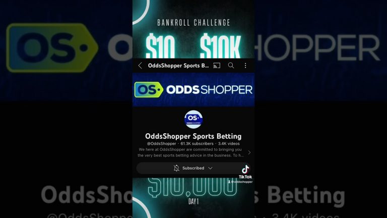 $10 into $10,000 in 10 DAYS! | Day 1 Sports Betting Ladder Challenge