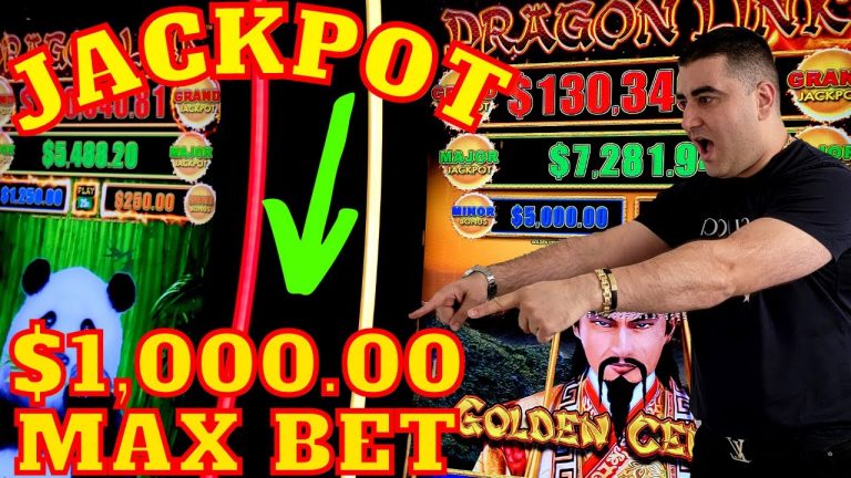 $1,000 Max Bet Bonus On Dragon Link Slot Machine