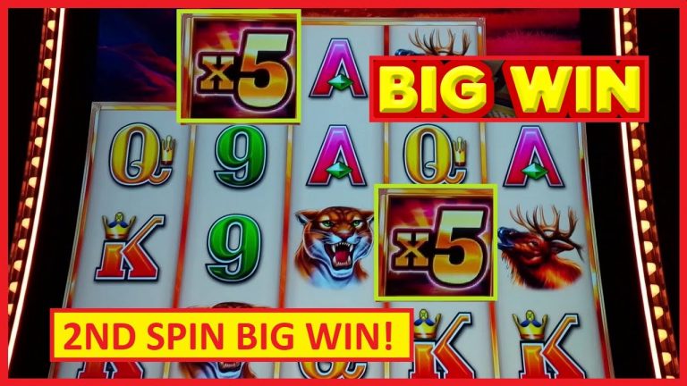 2nd Spin HUGE WIN! Buffalo Grand Deluxe Slot – WHEEL FRENZY!