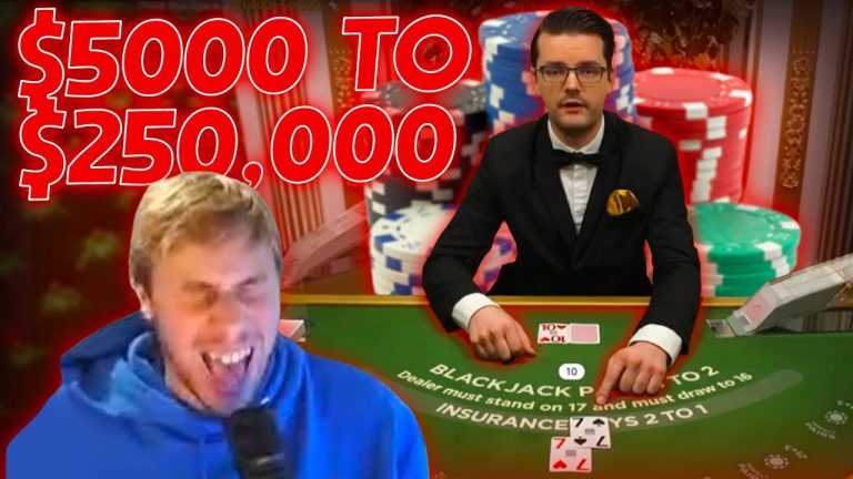 $5,000 TO $250,000 BLACKJACK SESSION! (INSANE ENDING)