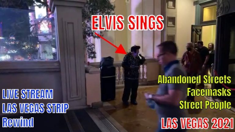 ARCHIVE: Chris- ELVIS – Sings backstreet Boys on THE LAS VEGAS Strip – 2021 Pandemic Flash Back