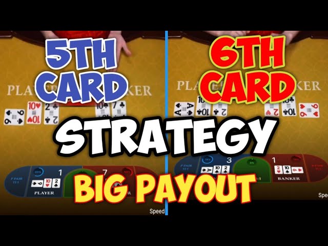 BACCARAT | THE 5TH & 6TH CARD PATTERN | BIG WIN | SOLID PATTERN