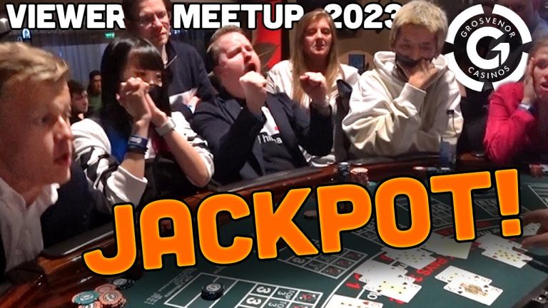 BIG Blackjack Win – London Viewer Meetup in Grosvenor Casino Bayswater 2023