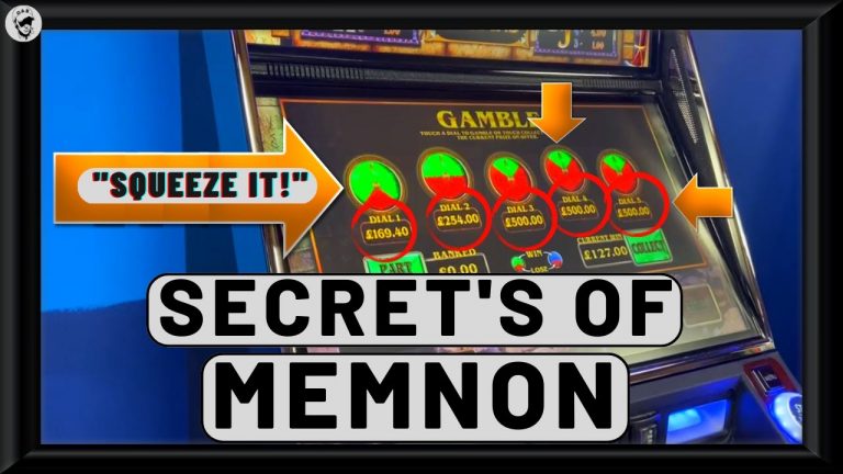 BIG JACKPOT GAMBLE On Secret’s Of Memnon!