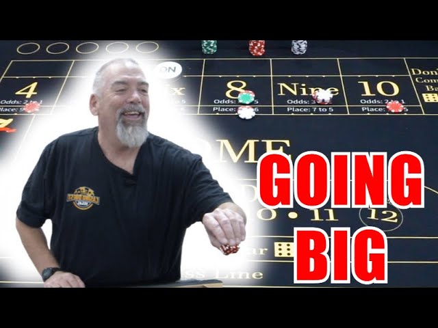 BIG PAYOUTS?! 30 Roll Craps Challenge – WIN BIG or BUST #268