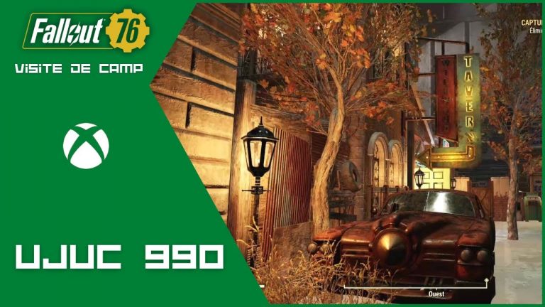 BOIRE UN VERRE A GOTHAM CITY- Fallout 76 VISITE DE CAMP UJUC #990