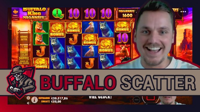 BUFFALO KING | 6 Scatter Wunder! | Freegames High Stakes | Casino Highlights