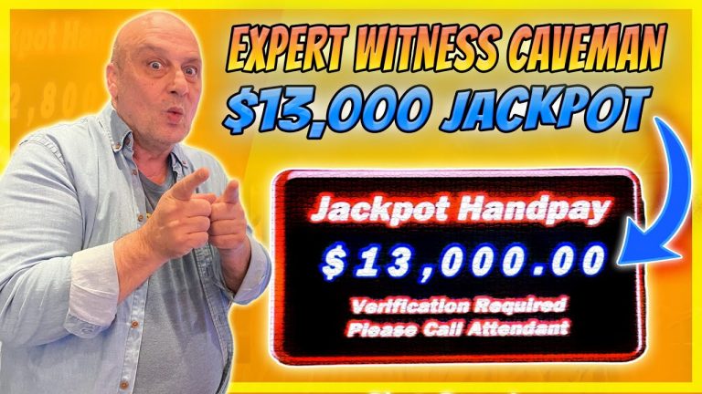 Caveman $13,000 Jackpot Expert Witness