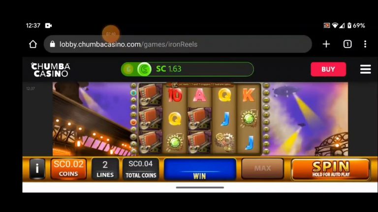 Chumba Casino | Iron Reels | 2 lines 0.02 sc