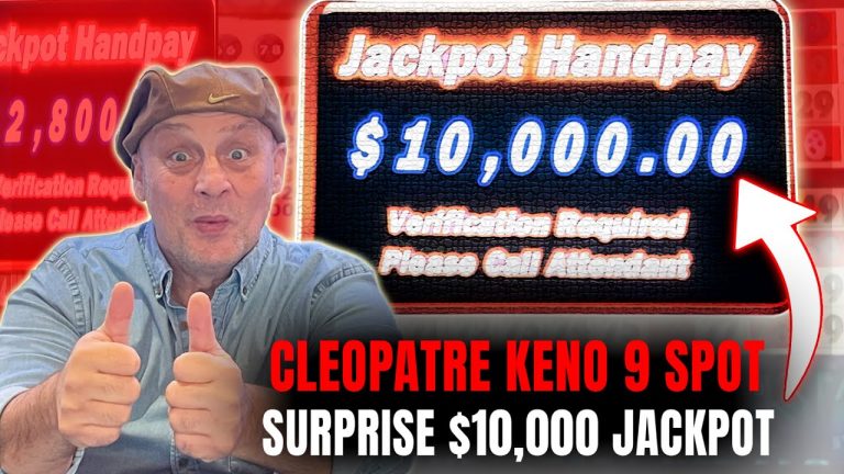 Cleopatra Keno 9 Spot Surprise