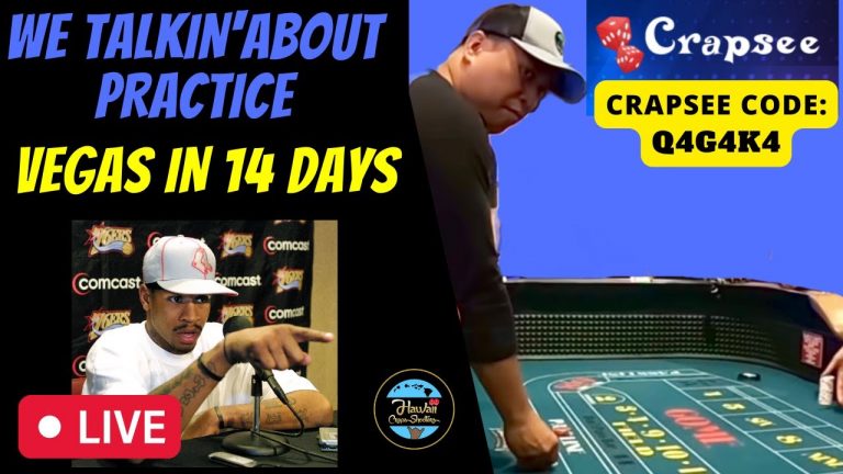 Craps Toss and Strategy Practice with Guest Shooter: George from CY