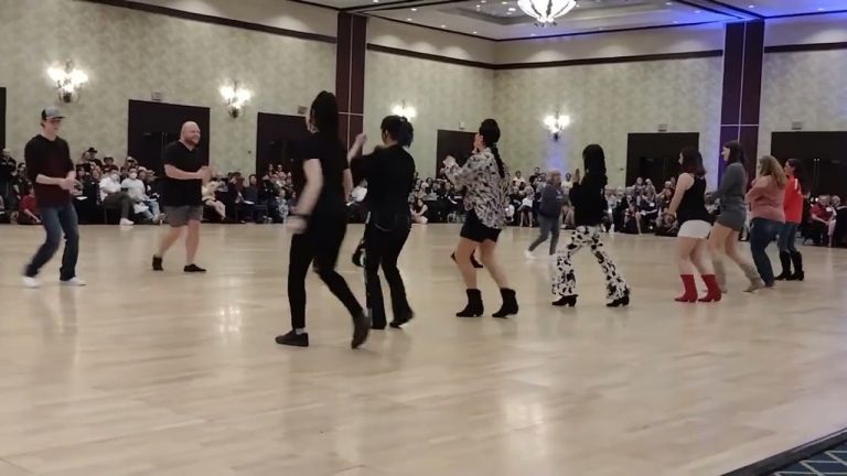 “Do Thy Neighbor” Line Dance Workshop Demo. Brandon Zahorsky (Shivers) & Tatum Hickey. #linedance