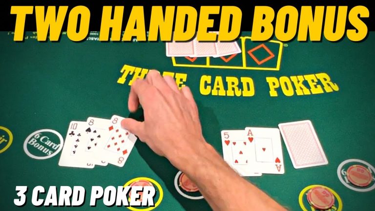 Double Bonus Hand – 3 Card Poker Session 1