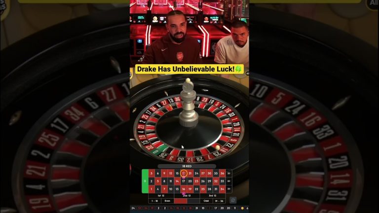 Drake Has Unbelievable Luck On Roulette! #drake #roulette #unbelieveable #casino #maxwin #bigwin