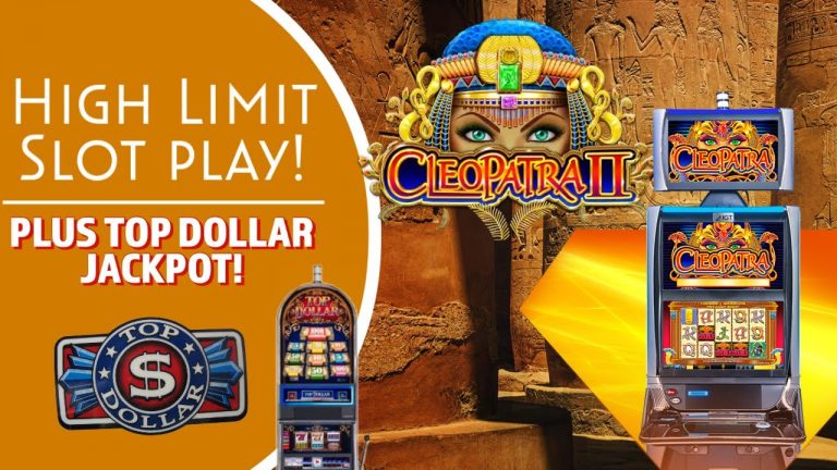 HIGH LIMIT Cleo II Slot Machine + Top Dollar JACKPOT! Aria Las Vegas slot play