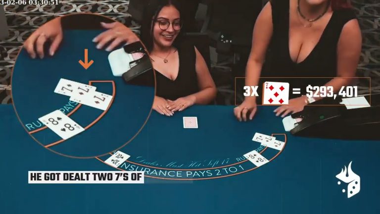 HUGE casino win! From 1$ to $293K on Ignition Live Dealer Blackjack!