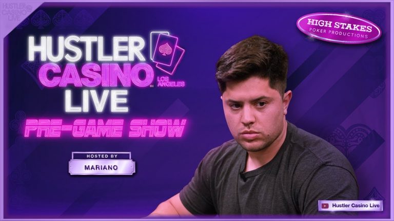 Hustler Casino Live PRE-GAME SHOW w/ Mariano, Nik Airball & Ryan Feldman