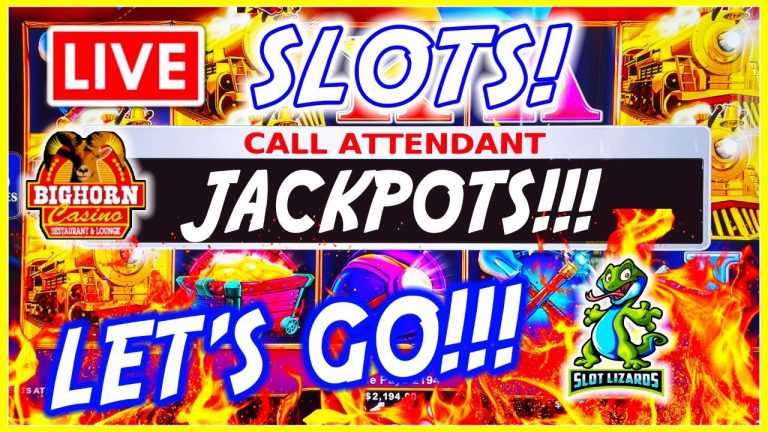 LIVE SLOTS!!! LET’S GET JACKPOTS! EPISODE 42! WEDNESDAY WINS! BIGHORN CASINO