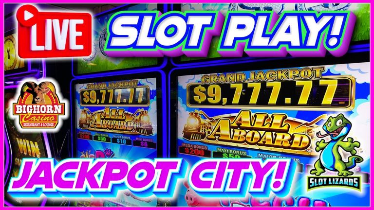 LIVE SLOTS!!! LET’S GET JACKPOTS! EPISODE 43! WEDNESDAY WINS! BIGHORN CASINO