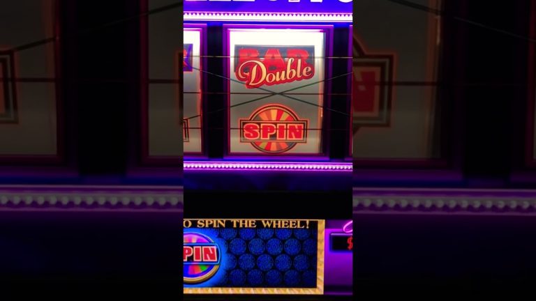 Las Vegas Wheel Of Fortune Slot Machine Playthrough (YouTubeShorts) 2023