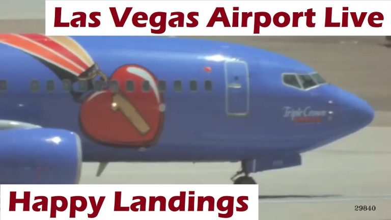 Live Las Vegas airport camera with flight tracking and ATC | Harry Reid Airport | Plane Spotting