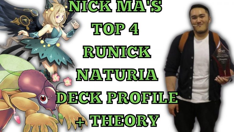 NICK MA’S TOP 4 NATURIA RUNICK DECK PROFILE + THEORY