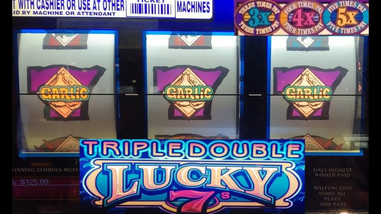 Old School Casino Slots! Triple Double Lucky 7s + Double 3x 4x 5x Times Pay + Tabasco Slot Play!