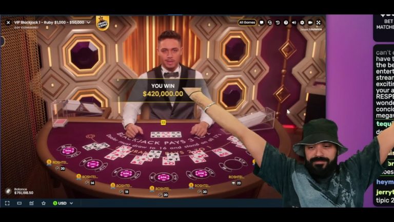 ROSHTEIN BIG Blackjack Session Making Huge Profit!! Online Gambling