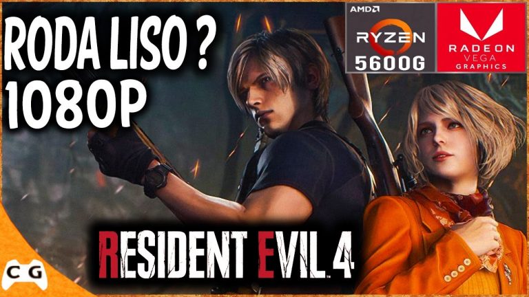 Resident Evil 4 Remake Em PC Sem Placa de Vídeo Ryzen 5600g 4600g 16gb de RAM Vega 7 1080p