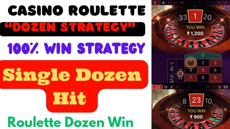 Roulette Dozen Strategy | Roulette Strategy To Win | Casino Tricks To Win | Roulette Dozen Tricks