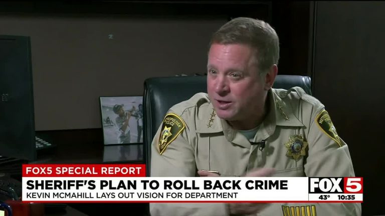 Sheriff Kevin McMahill talks about his plan to rollback crime in Las Vegas