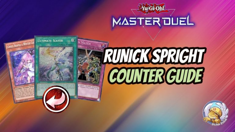 THE *BEST* RUNICK SPRIGHT COUNTER GUIDE FOR YUGIOH MASTER DUEL | TECHS AND FLOODGATES!