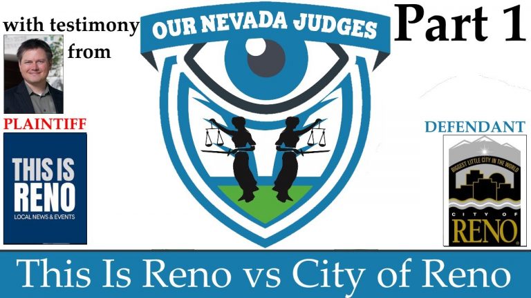 This Is Reno vs City Of Reno, Part 1, March 7, 2023