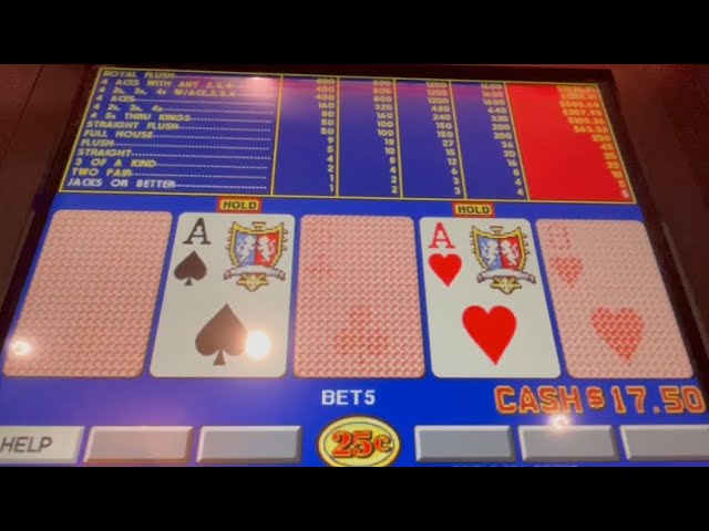 Video Poker: Triple Double Bonus Poker Progressive Play Session